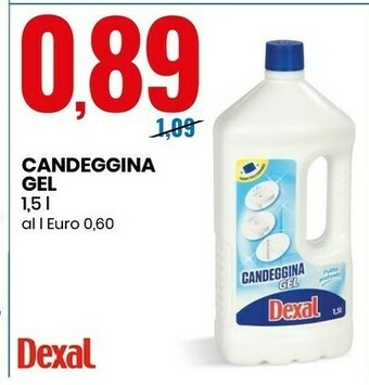 Eurospin Dexal Candeggina Gel offerta
