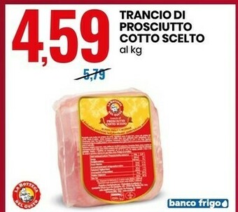 Eurospin Trancio Di Prosciutto Cotto Scelto offerta