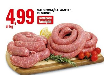 Eurospin Salsiccia/ Salamelle Di Suino offerta