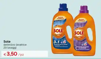 Acqua & Sapone Sole detersivo lavatrice 29 lavaggi offerta
