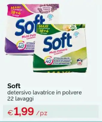 Acqua & Sapone Soft detersivo lavatrice in polvere 22 lavaggi offerta
