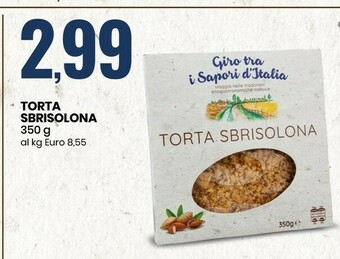 Eurospin Torta Sbrisolona offerta