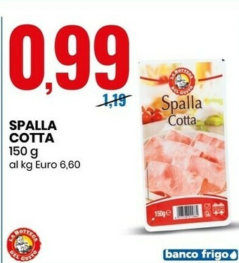 Eurospin La Bottega del Gusto Spalla Cotta 150 G offerta