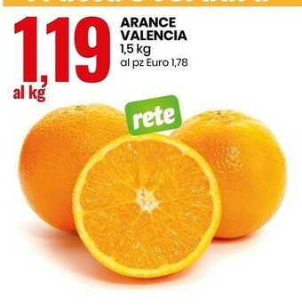 Eurospin Arance Valencia offerta