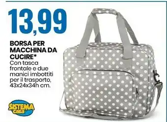 Eurospin Sistema Casa Borsa Macchina Da Cucire offerta