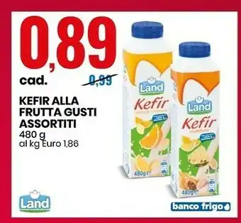 Land Kefir Alla Frutta Multifrutti 480 G