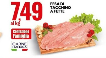 Eurospin Fesa Di Tacchino A Fette offerta