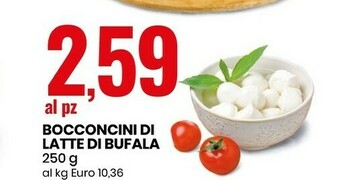 Eurospin Bocconcini Di Latte Di Bufala offerta