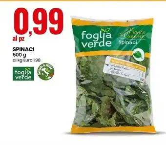 Eurospin Foglia verde Spinaci 500 G offerta