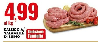 Eurospin Salsiccia/ Salamellé Di Suino offerta