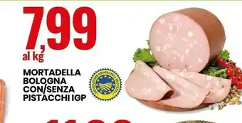 Eurospin Mortadella Bologna Con Pistacchio Igp offerta