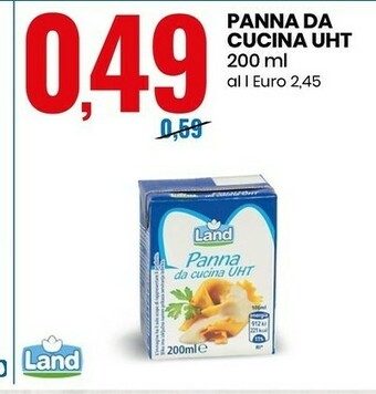 Eurospin Land Panna Da Cucina Uht offerta