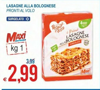 MD Discount Pronti al volo Lasagne Alla Bolognese offerta