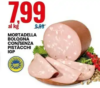 Eurospin Mortadella Bologna Con/senza Pistacchi Igp offerta