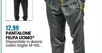 Eurospin Pantalone Felpa Uomo offerta