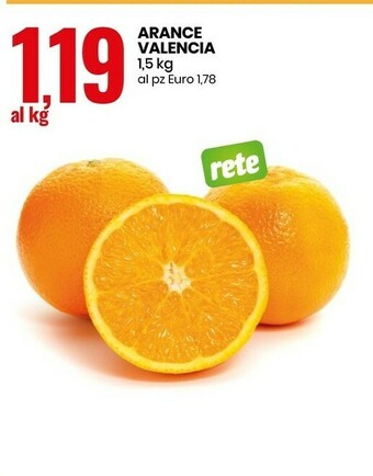 Eurospin Arance Valencia offerta