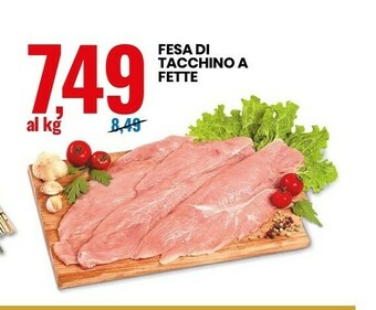 Eurospin Fesa Di Tacchino A Fette offerta
