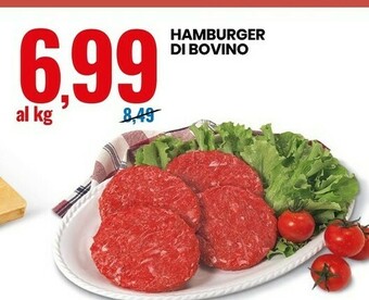 Eurospin Hamburger Di Bovino offerta