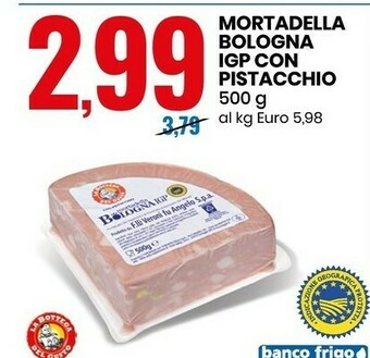 Eurospin Mortadella Bologna Igp Con Pistacchio offerta