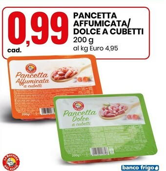 Eurospin La Bottega Del Gusto - Pancetta Affumicata A Cubetti 200 G(ml) offerta