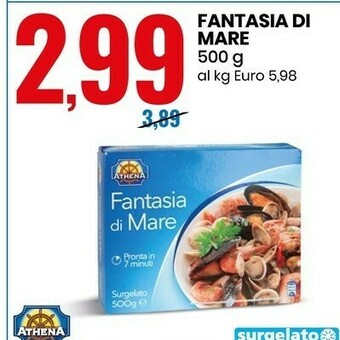 Eurospin Athena Fantasia Di Mare 500 G offerta
