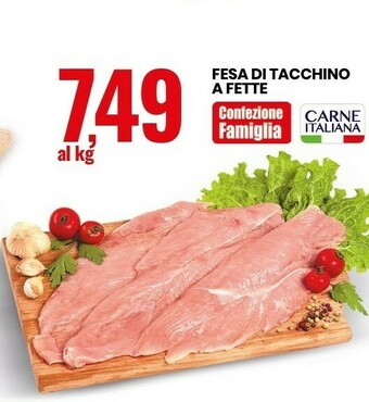 Eurospin Fesa Di Tacchino A Fette offerta