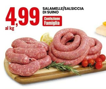 Eurospin Salamelle/salsiccia Di Suino offerta