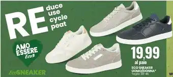 Eurospin Eco Sneaker Uomo offerta