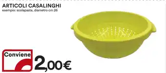 Ipercoop ARTICOLI CASALINGHI offerta