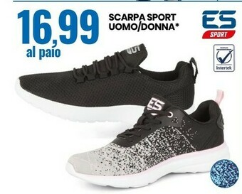 Eurospin Scarpa Sport Uomo / Donna offerta