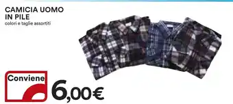 Ipercoop CAMICIA UOMO IN PILE offerta