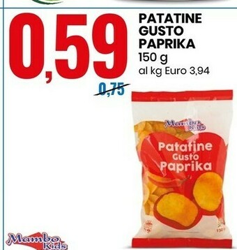 Eurospin Patatine Gusto Paprika offerta