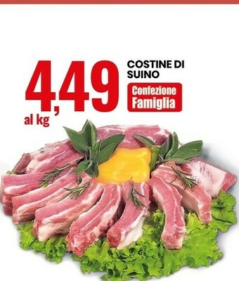 Eurospin Costine Di Suino offerta