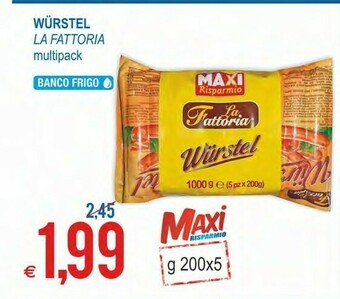 MD Discount La Fattoria Wurstel offerta