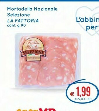 MD Discount La Fattoria Mortadella Nazionale Selezione offerta