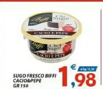 Vivo Supermercati Biffi Sugo Fresco Cacio & Pepe offerta