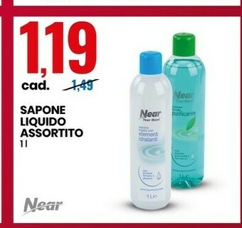 Eurospin Near Sapone Liquido Elementi Idratanti offerta