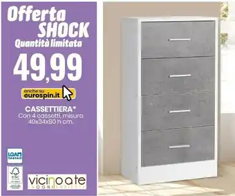 Eurospin Cassettiera offerta
