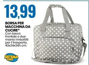 Eurospin Sistema Casa Borsa Macchina Da Cucire offerta