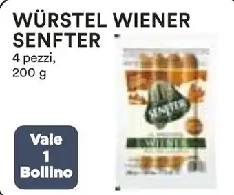 Ipercoop WÜRSTEL WIENER SENFTER 4 pezzi,200 g offerta