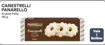 Ipercoop CANESTRELLI PANARELLO di pasta frolla, 135 g offerta