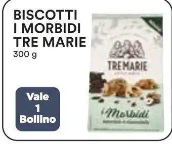 Ipercoop BISCOTTI I MORBIDI TRE MARIE 300 g offerta