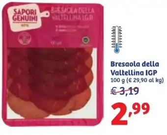 In'S Mercato Bresaola della Valtellina IGP 100 g offerta