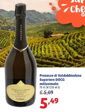 In'S Mercato Prosecco di Valdobbiadene Superiore DOCG millesimato 75 cl offerta