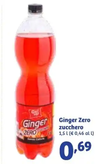 In'S Mercato Ginger Zero zucchero 1,5 l offerta
