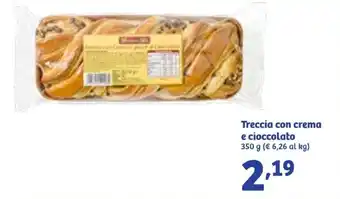 In'S Mercato Treccia con crema e cioccolato 350 g offerta