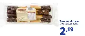 In'S Mercato Treccine al cacao 170 g offerta