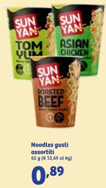 In'S Mercato Noodles gusti assortiti 65 g offerta