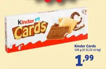 In'S Mercato Kinder Cards 128 g offerta