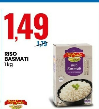Eurospin Delizie dal Sole Riso Basmati offerta